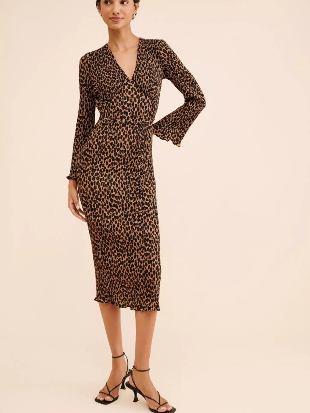 Anthropologie Leopard Midi Dress 18W